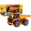 Ramiz Žaislinis automobilis radijo bangomis valdomas 2.4 G Metal dump truck Cab 1:18