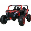 Ramiz Raudon ATV lenktyninis bagis 2 vaikams + 4x4 pavara + nuotolinio valdymo pultas + lėtas užvedimas + MP3 LED