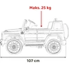 Ramiz Elektrinė mašina vaikams Mercedes G63 raudonos spalvos
