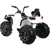 Ramiz Elektrinis keturratis Quad, baltas