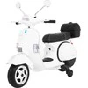 Ramiz Elektrinis motoroleris vaikams Vespa, Baltas