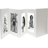 Nuotraukų rėmelis Deknudt Leporello pilka 8x13x18 linas, 8 nuotraukos A66DC7 8PH