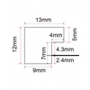Ramka Focus Ivy Juodas 20x30