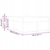 Lovos rėmas Balta 140 x 200 cm PVC