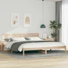 Lova Lovos rėmas Ruda 200 x 210 cm Kietos pušies mediena