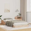 Lova Lovos rėmas Ruda 90 x 210 cm Kietos pušies mediena