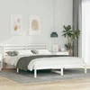 Lova Lovos rėmas Balta 160 x 220 cm Kietos pušies mediena