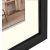 Nuotraukų rėmelis Ramka ZEP ZEP Malmo juodas 10x15/15x20 Holz mit Passepartout V4568B