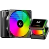 CPU aušintuvas RAMPAGE INFINITE V120 Juodas ARGB Intel LGA1700/AMD AM5 120mm liquid cooler CPU Fan