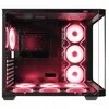 Rampage Loopy kompiuterio korpusas akvariumui, 7 ventiliatoriai, ARGB, „Infinity Hub“, juodas