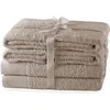 Rankšluostis AmeliaHome Rankšluosčių rinkinys 2 vnt. 70x140 ir 4 vnt. 50x100 smėlio spalvos