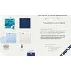 Rankšluostis BAMBUKO/DUMBLIŲ SUSKEKLĖS SU BURUBULĖLIAIS 75X75 MĖLYNA SAVE THE OCEAN GAT 1