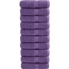 Rankšluostis Aukščiausios kokybės svečių rankšluosčiai SOLUND, 10 vnt., violetiniai, 30x50 cm, 600 g/m²