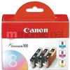 Rašalas „Canon“ rašalas CLI-8CMY / 0621B029 (žydra, purpurinė, geltona, juoda)