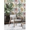 Rasch Wallpaper vinyl 793512 leaves mėlynas žalias