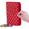 Pen PIXIE Mokykla Pen Slider, PIXIE CREW, Dots, Raudona panelė