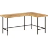 Rašomasis stalas 165x110x77 cm medžio masyvo mango ir geležies