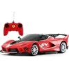 Radijo bangomis valdomas automobilis Ferrari raudonas