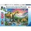Ravensburger Dėlionė 100 vnt. - Dinozaurų Epoka