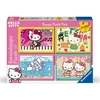 Ravensburger Dėlionė 4x100 vnt. - Hello Kitty