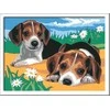 Ravensburger Rankdarbių rinkinys vaikams su Jack Russel šuniukais 24x18cm