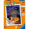 Dėlionė Tapyba pagal skaičius Halloween CreArt 23713 Ravensburger