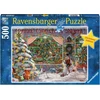 Ravensburger Dėlionė 500 vnt. - Kalėdinė parduotuvė