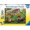 Ravensburger Dėlionė 200 vnt. - Gyvūnai sode