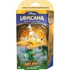 Ravensburger „Disney Lorcana: Į inklands“ – „Pradinė kortų kaladė Amber &amp; Emerald“.