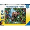 Ravensburger Dėlionė 150 vnt. - Drambliai džiunglėse