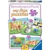 Ravensburger Dėlionė 2/4/6/8 vnt. - Mieli gyvūnai