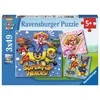Ravensburger Dėlionė 3x49 vnt. - Šunyčiai patruliai