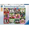 Ravensburger Dėlionė 500 vnt. - Šuniukai