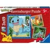 Ravensburger Dėlionė 3x49 vnt. - Pokemonai