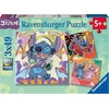 Ravensburger Dėlionė 3x49 vnt. - Disney Stičas
