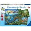 Ravensburger Dėlionė 3x49 vnt. - Dinozaurai