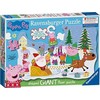 Ravensburger Ravensburger 5534 Peppa Wutz kalėdinė dėlionė su durelėmis, 32 vnt.