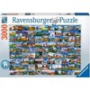 Ravensburger Dėlionė 3000 vnt. - 99 gražios vietos Europoje