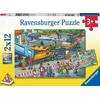 Dėlionė Ravensburger kelio statybos aikštelė 2x12p