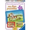 Ravensburger Dėlionė 3x6 vnt. - Gyvūnai