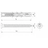 Rawlplug Įsukamas įvaras, 10X240 mm, 1 vnt.