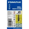 Rawlplug grąžtas ROOFDRILL 5x110mm RT-TD-50-110 kūginiai grąžtai