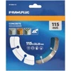 Rawlplug Segmentuotas deimantinis diskas 115x22,23 mm 1 vnt. - RT-DDB-115