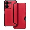 OEM RAZOR Book dėklas Xiaomi Redmi 14C raudonas