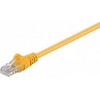 Goobay RB-LAN CAT 5e jungties kabelis, U/UTP, geltonas – laido ilgis 0,25 m