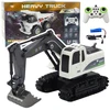 Koparka Nuotoliniu būdu valdomas ekskavatorius Heavy Truck 1:24 su šviesomis ir garsais