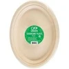 Rcm Pelikan Gogreen Kompostuojamos cukranendrių lėkštės Go Žalias oval 10 vnt. | 0,17 kg