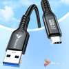 Reagle USB C - USB-A 5 m laidas, skirtas OCULUS STEAM VR QUEST 3 3S META tethering, USB-A PD 60 W 10 Gbps REAGLE