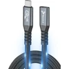 Reagle USB C prailgintuvas 5 m 3.2 kabelis 240 W 20 Gbps 4K 144 Hz USB adapteris THUNDERBOLT
