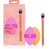 Set Real Techniques: Miracle Makeup Sponge Rožinė + Miracle Makeup Sponge Oranžinis + Real Techniques Eyeshadow 242